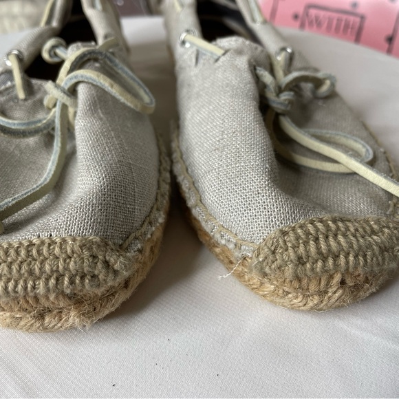 Sperry Top Sider Katama Espadrille Flats in Silver Gray Sz 6.5 - Picture 9 of 10